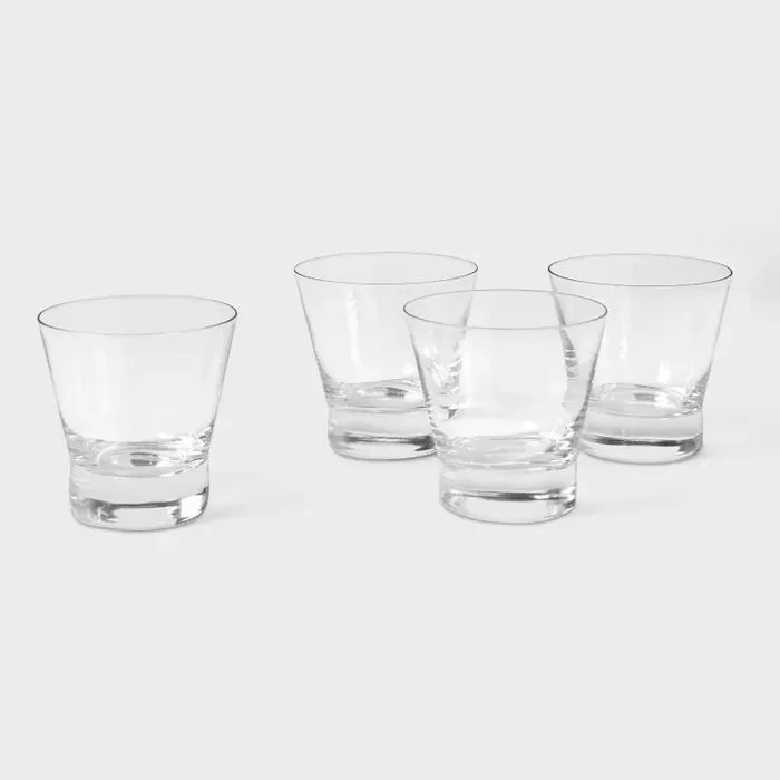 10.7oz 4pk Stemless Cocktail Glasses – Threshold™