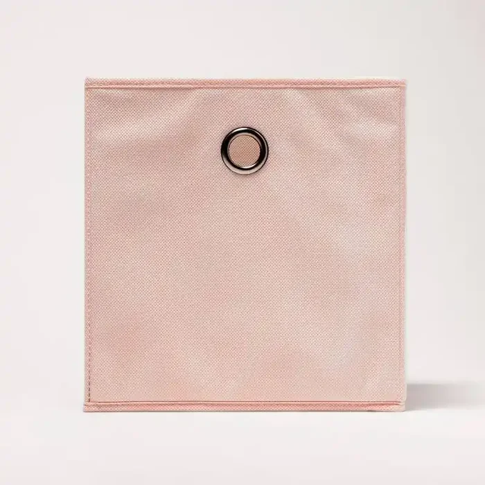 11″ Fabric Cube Storage Bin Peach Blush – Room Essentials™