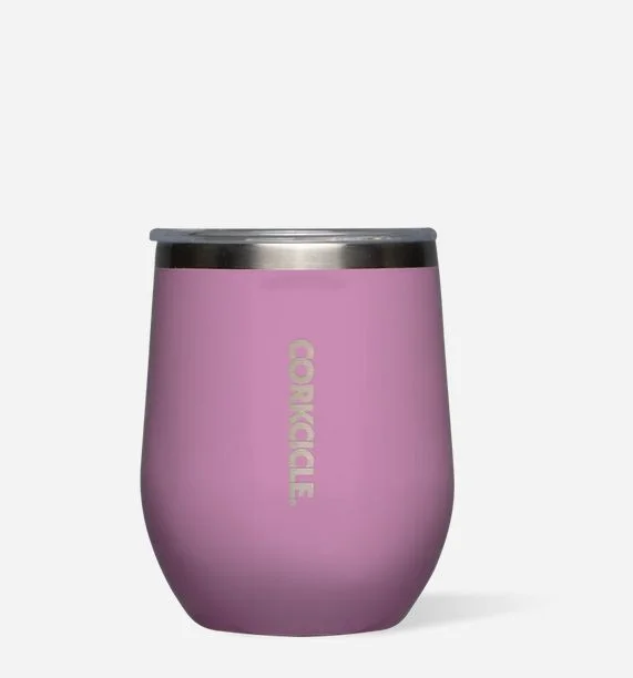 12 oz. Stemless Wine Gloss Orchid