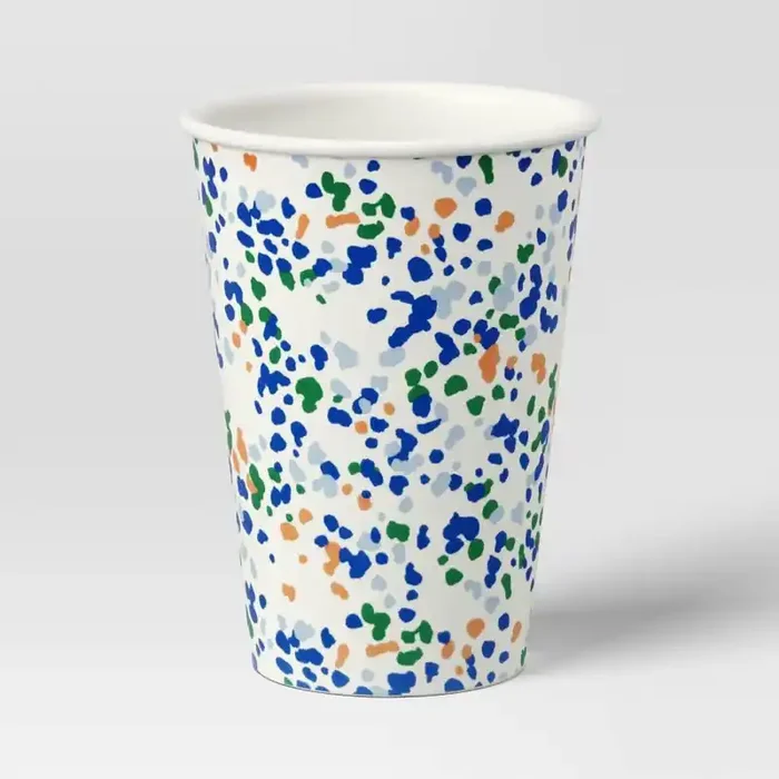15oz Plastic Terrazzo Tall Tumbler Ivory – Room Essentials™