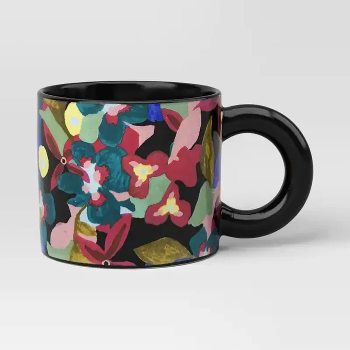 16oz Stoneware Vintage Floral Print Mug – Room Essentials™