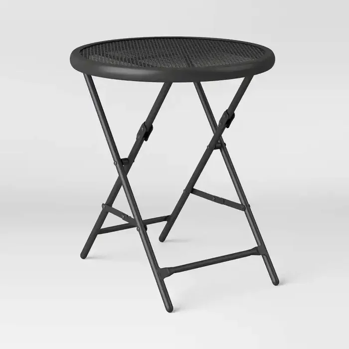 18″ Steel Mesh Patio Folding Table – Room Essentials™