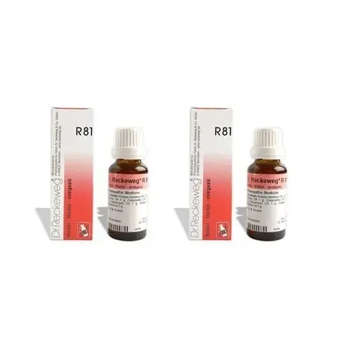 2 Pack X Dr.Reckeweg-Germany R81 Homeopathic Medicine