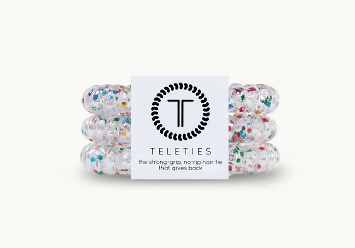 3 Pack Hair Ties Small Party People