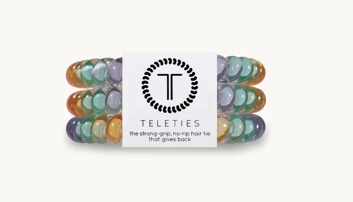 3 Pack Hair Ties Small Rainbow Road