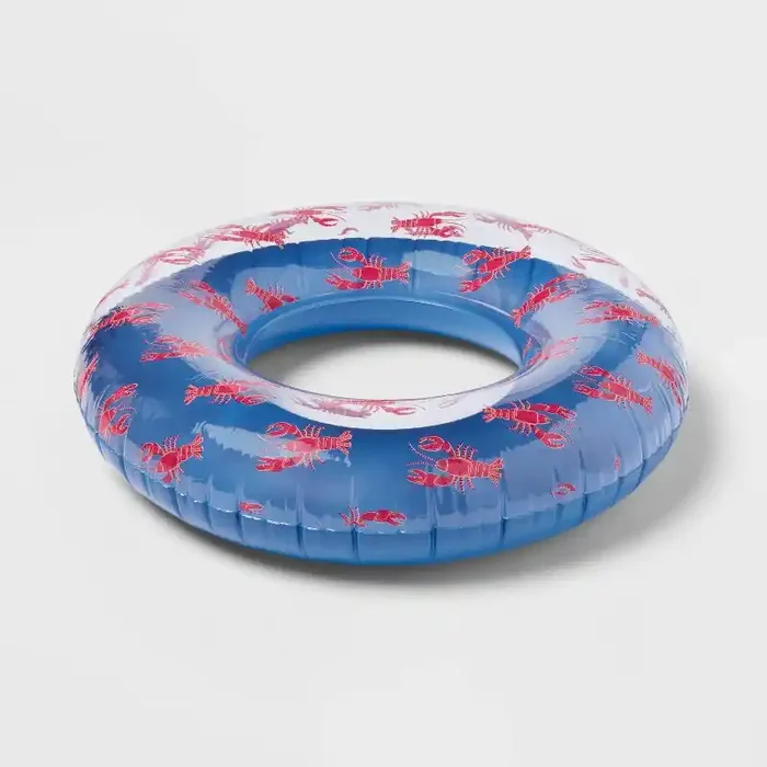 31″ Ring Tube – Sun Squad™ Lobster Pool Toy for Kids