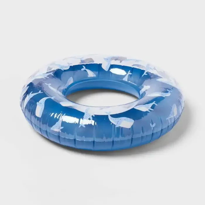 31″ Ring Tube – Sun Squad™ Whale Inflatable Water Parks Accessory for Ages 9+