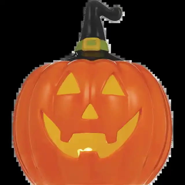 5.7?H Ceramic Led Pumpkin
