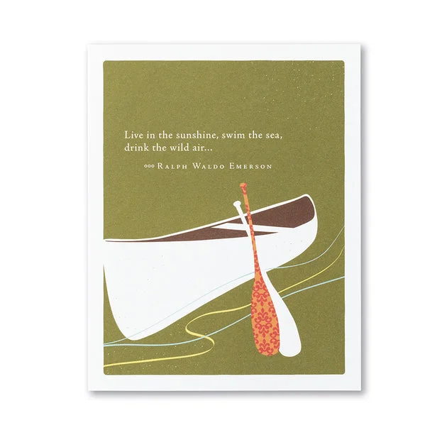 “Live in the Sunshine” Birthday Card