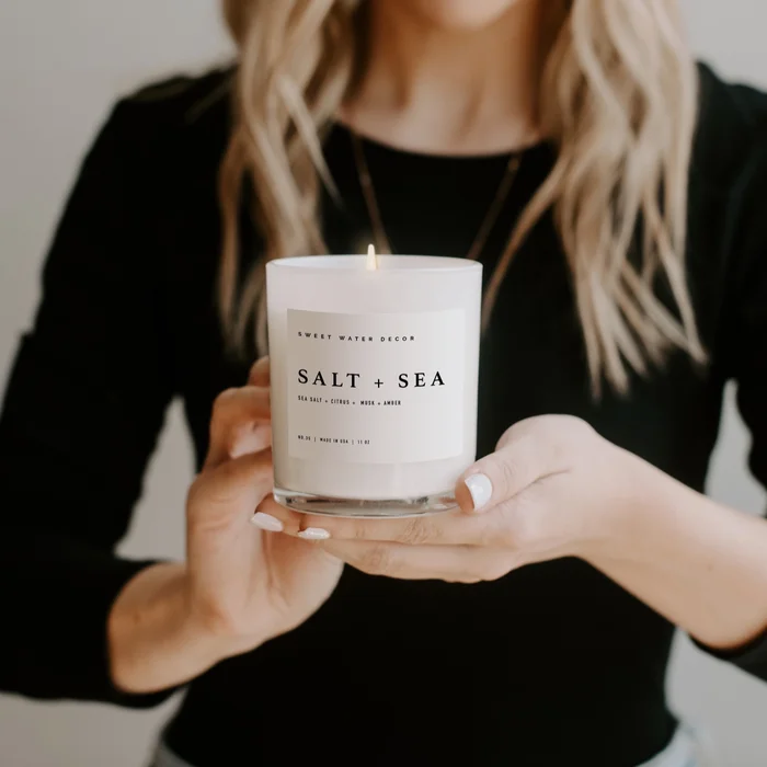 “Salt and Sea” Soy Candle