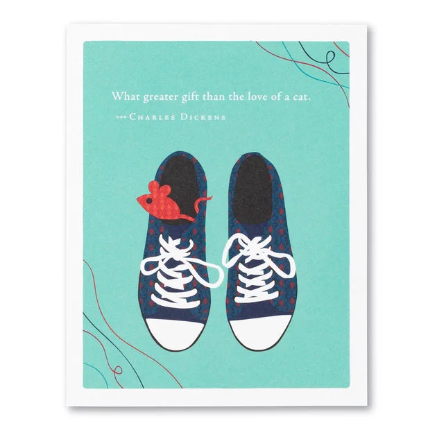 “What Greater Gift then the Love of a Cat” – Pet Sympathy Card