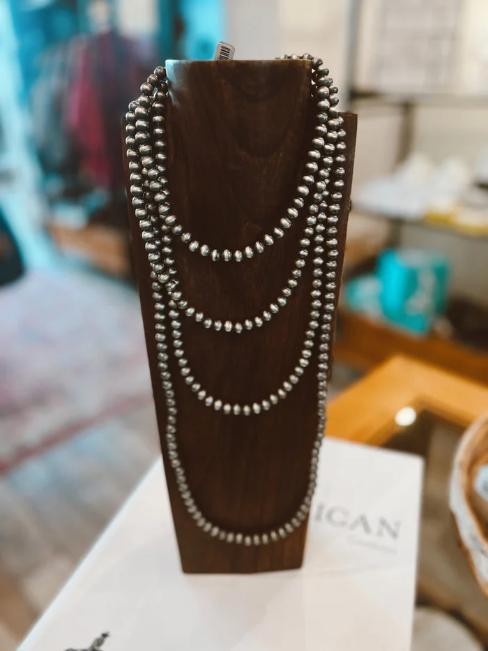 8mm Navajo Bead Necklace