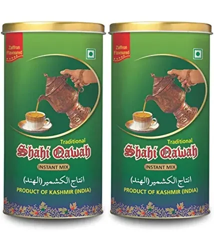 Aarafh Shahi Kashmiri Qawah(Kahwa) Green Tea Powder 500 Grams(250 Gmx2) Combo