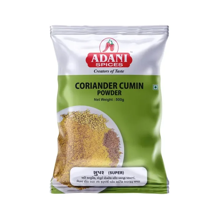 Adani Spices Dhanajeera Coriander Cumin Powder, 500 g