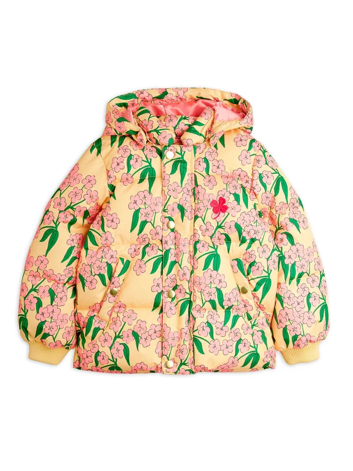 Alpine Flowers AOP Hooded Puffer