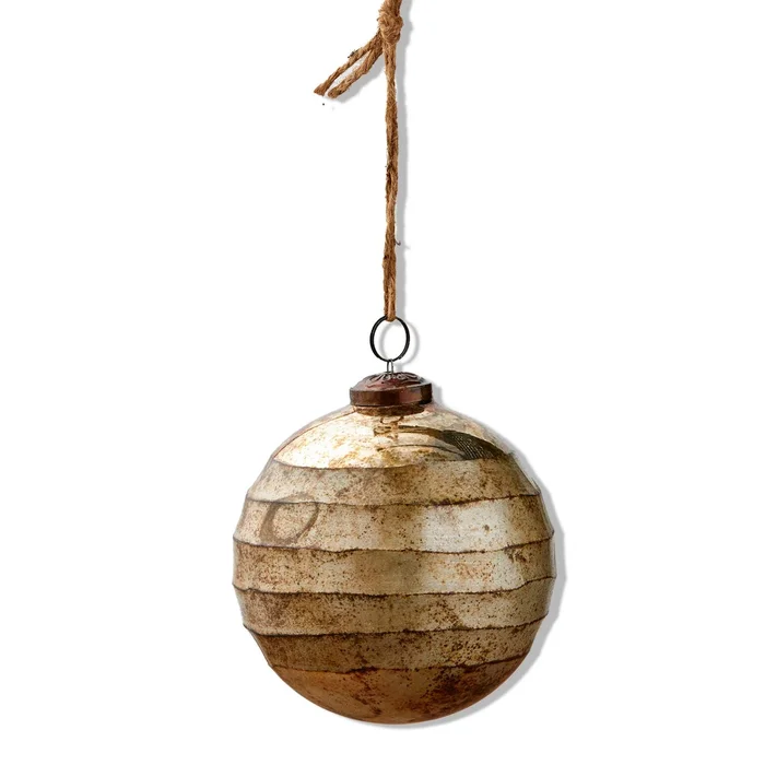 ANTIQUE BRONZE OXIDIZED HAMMERED ORNAMENT