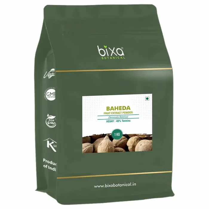 BAHEDA POWDER DRY EXTRACT (TERMINALIA BELERICA) – 40% TANNINS BY TITRATION Eyes and Hair Tonic Support Weight Manangment