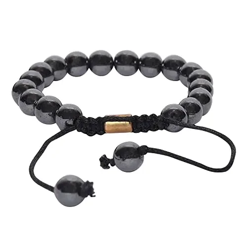 Bamboology Real Hematite Stone Healing Bracelate