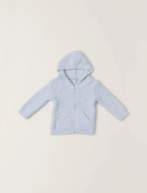 Barefoot Dreams Cozychic Infant Hoodie – Blue