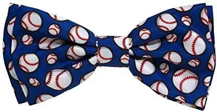 Baseball Dog Bow Tie