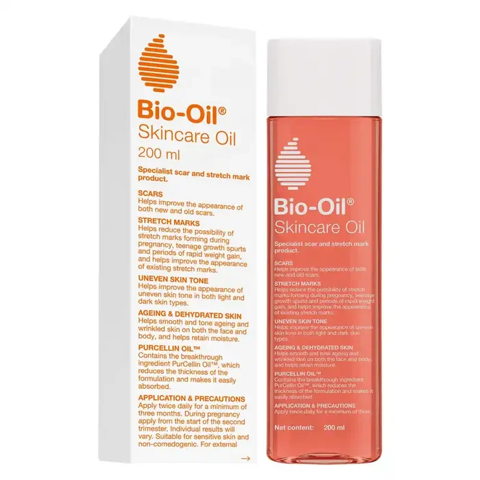 Bio-Oil Original Skincare Oil suitable for Stretch Marks Scar Removal Uneven Skin Tone Vitamin E All Skin Types 200ml