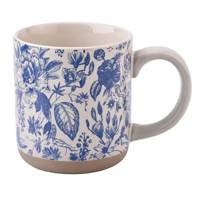 Blue Delft Stoneware Coffee Mug – Spring Home Decor