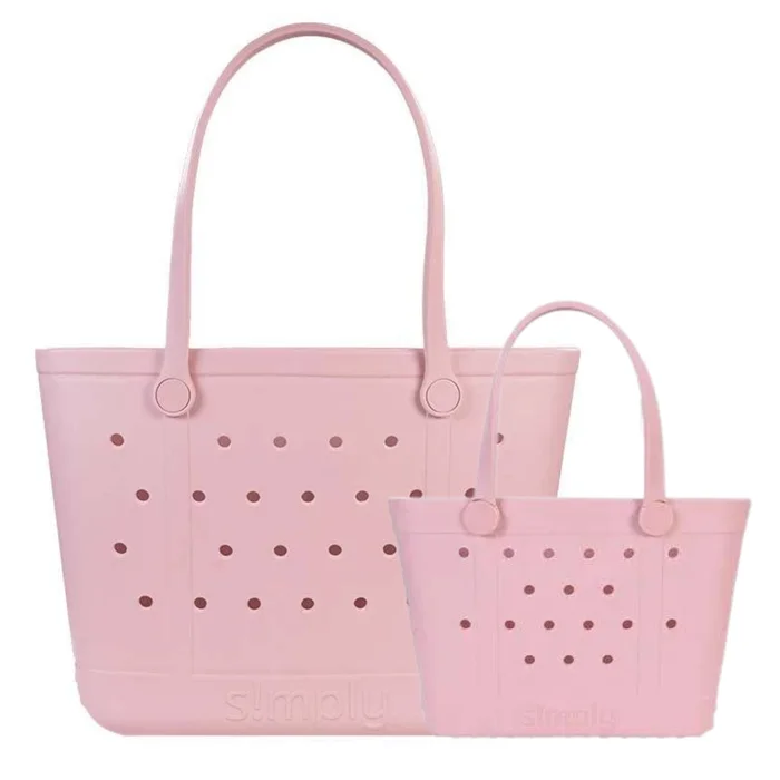 BLUSH SOLID SIMPLY TOTE