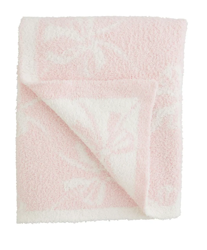 BOW CHENILLE BLANKET