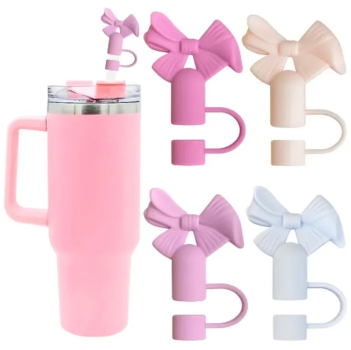Bow Straw Toppers