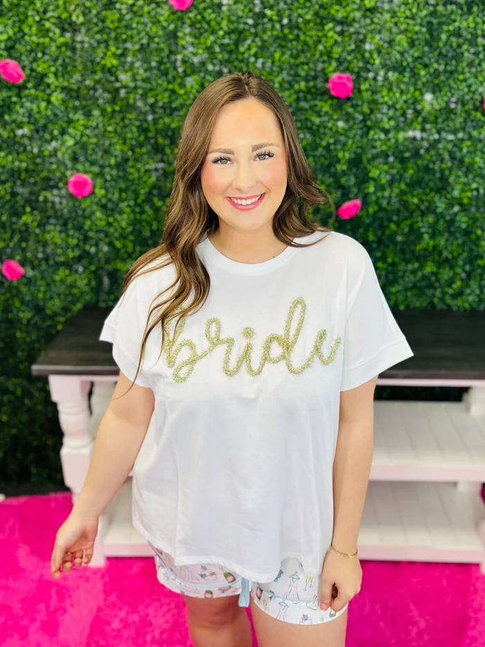Bride Sparkle Top