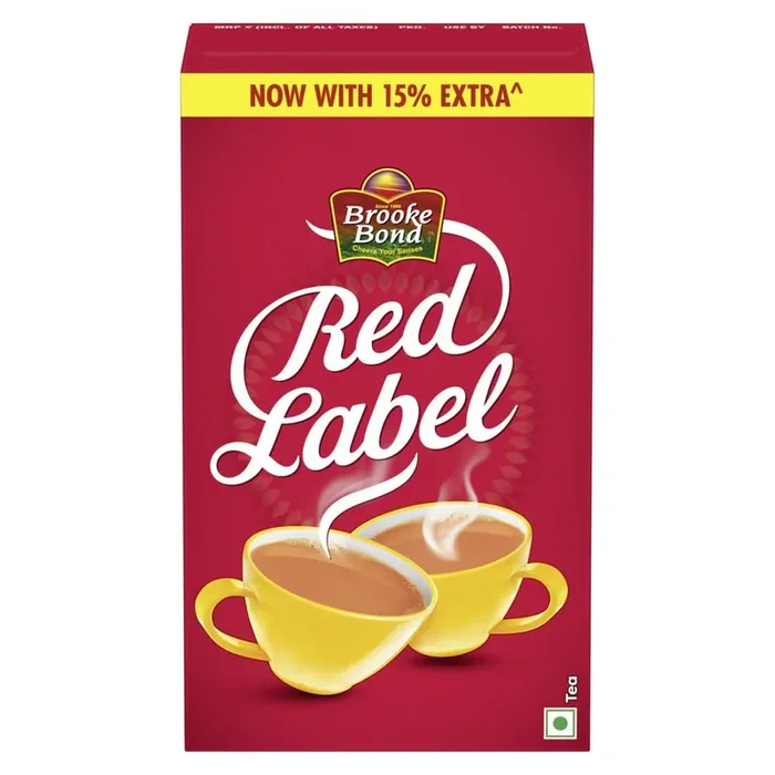 Brooke Bond Lipton Red Label Tea Leaf Carton Ginger 500/575 Grams (Weight May Vary)
