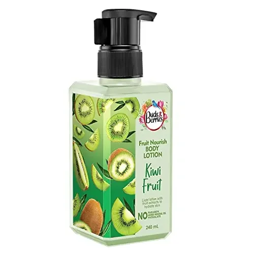 Buds & Berries Fruit Nourish Kiwi Body Gel Lotion Normal Skin No Paraben 240 ml