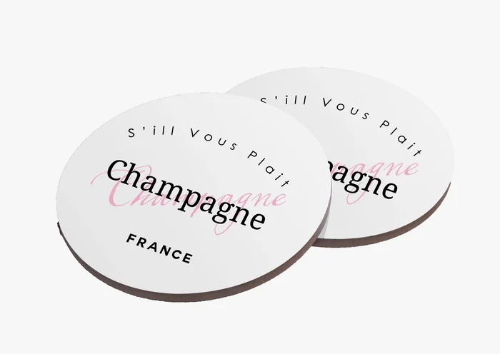 Champagne Coasters