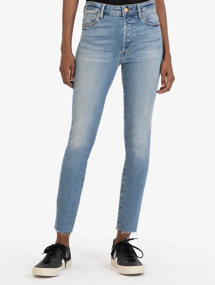 Charlize High Rise Cigarette Leg Jeans (Effortless Wash) – KUT