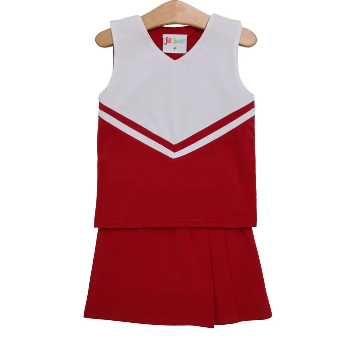 Cheer Uniform Set- by JellyBean Smock Candy