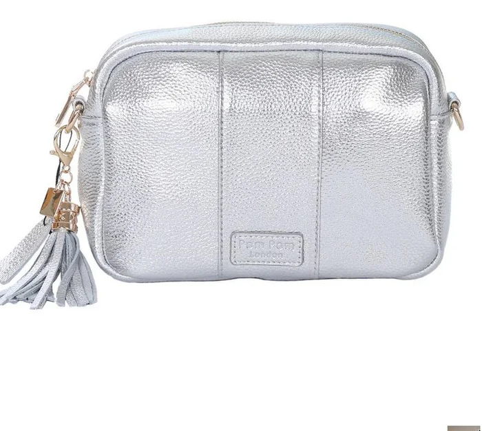 City Bag Metallic Silver