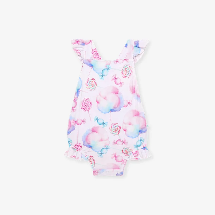Cotton Candy Pink Baby Bubble Romper | Sweeties