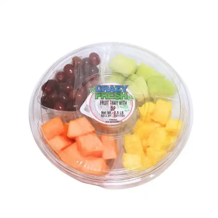 Crazy Fresh Cut Fruit Tray with Strawberries & Dip – 2.5lb