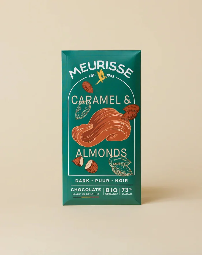 Dark Chocolate with Caramel & Almonds
