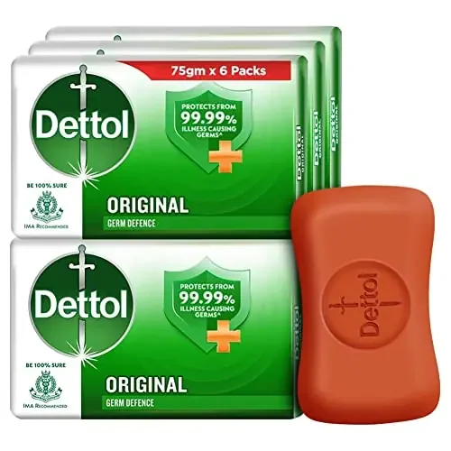 Dettol Bathing Original 75gm Pack of 6