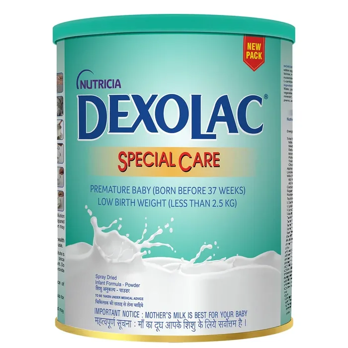 Dexolac Special Care Infant Formula Milk Powder for Premature Babies (Born Before 37 weeks)/Low Birth Weight (Less Than 2.5 Kg) 400g