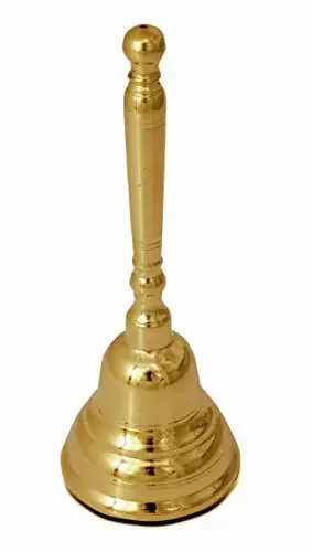 DMI‘s Brass Pooja Ghanta or Bell – 6.3″ Height