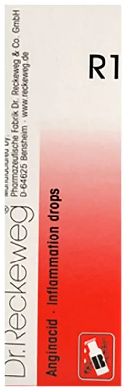 Dr Reckeweg Homeopathic Germany R1 Drops – Inflammation Fever Swelling – 22ml- by shopworld2 (1)