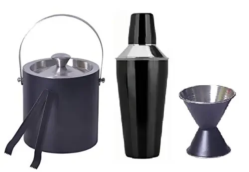Dynore 4 Pcs Black bar Set Small