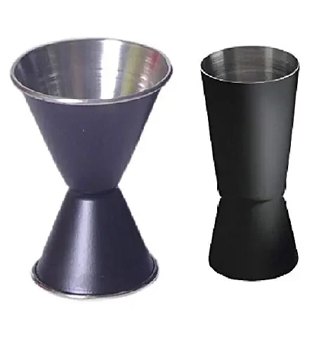 Dynore Set of 2 Double Sided Black Peg Measures – 30&60, 20&40 ml Each