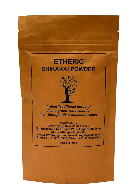 EthericShikakai Powder (Natural Hair Cleanser For Deep Cleansing and soft hairs),200 Grams