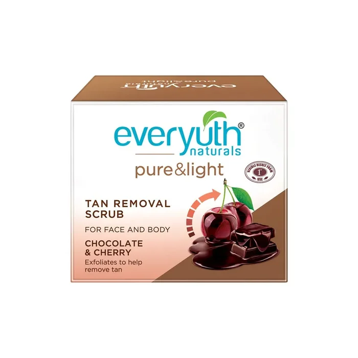 Everyuth Naturals Chocolate And Cherry Tan Removal Scrub (50 g)