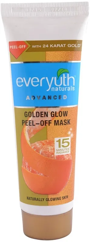 Everyuth Naturals Golden Glow Peel Off Mask, 90g Bottle