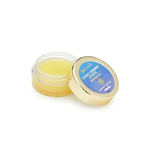 fabessentials Coconut Cardamon Lip Butter infused with Shea Butter with 100% Edible Grade Flavour & No Artificial Fragrance for Instant Light Lip Moisturisation – 5 gm