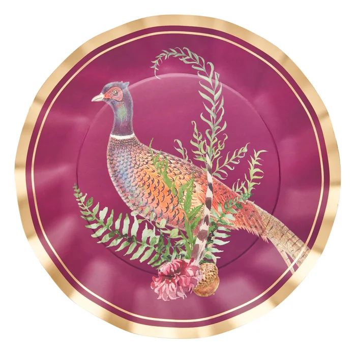 FEATHER GROVE WAVY DINNER PLATE